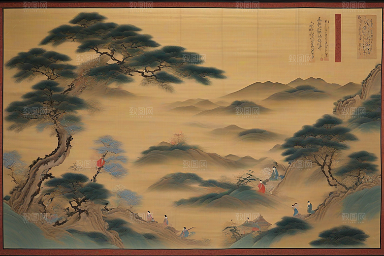 爱之绽放古老东方风景中的感人故事