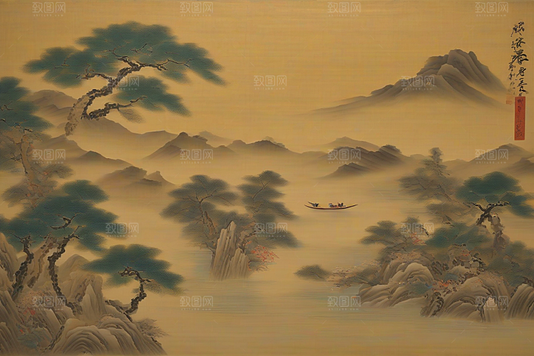 爱之绽放古老东方风景中的感人故事