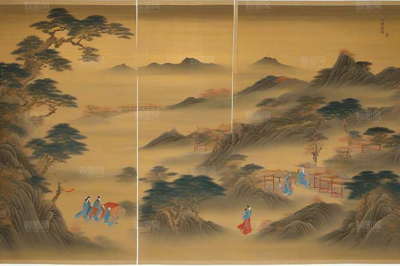 爱之绽放古老东方风景中的感人故事