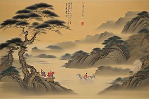 画意纷飞古代东方风景中的浪漫传奇