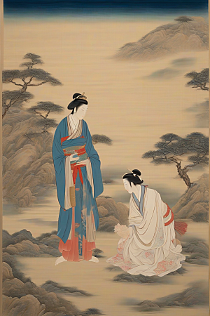 画意纷飞古代东方风景中的浪漫传奇