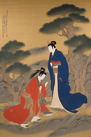 萦绕心间古老东方风景中的动人爱恋