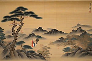 情意绵绵古代东方风景中的传世爱情