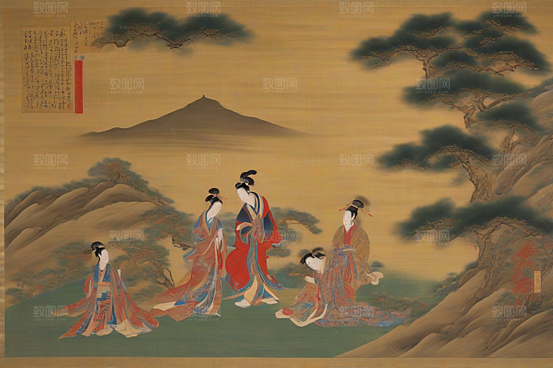 宿命之爱古老东方风景中的激情与分离