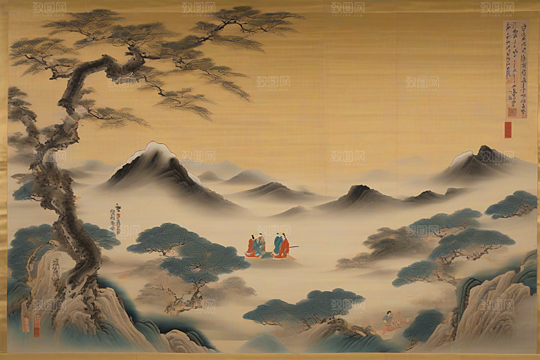 宿命之爱古老东方风景中的激情与分离