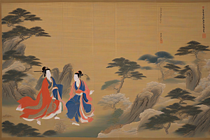 宿命之爱古老东方风景中的激情与分离