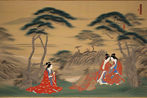 宿命之爱古老东方风景中的激情与分离