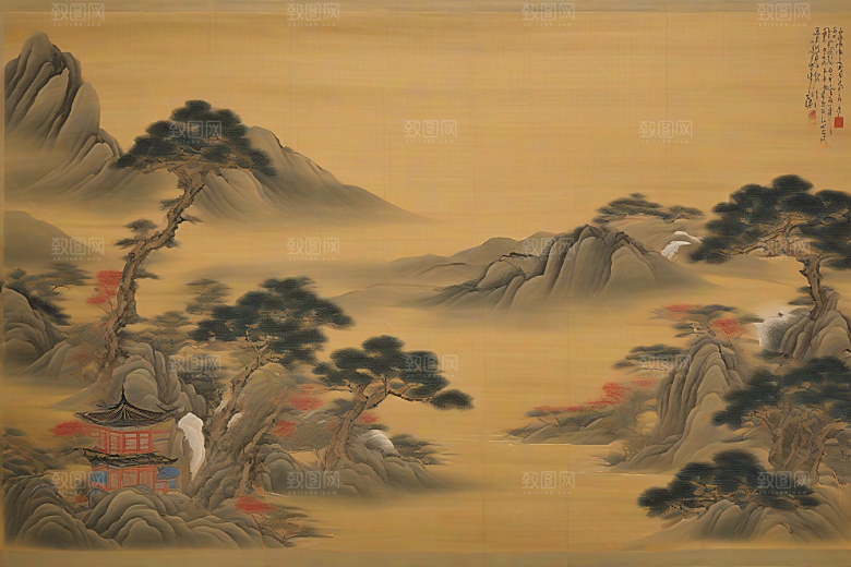 传世爱情古代东方风景中的传奇故事