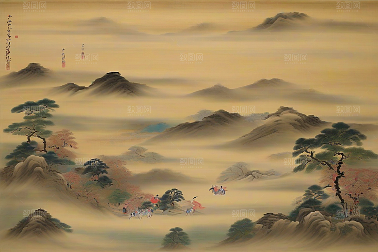 传世爱情古代东方风景中的传奇故事