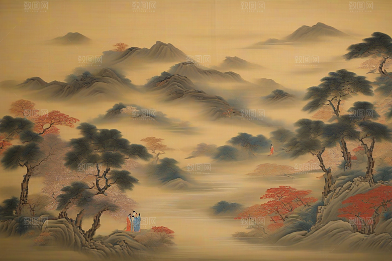 传世爱情古代东方风景中的传奇故事