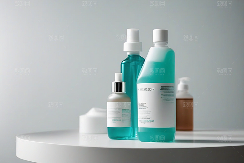 中间摆放的漱口水产品