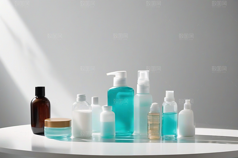 漱口水产品居中摆放