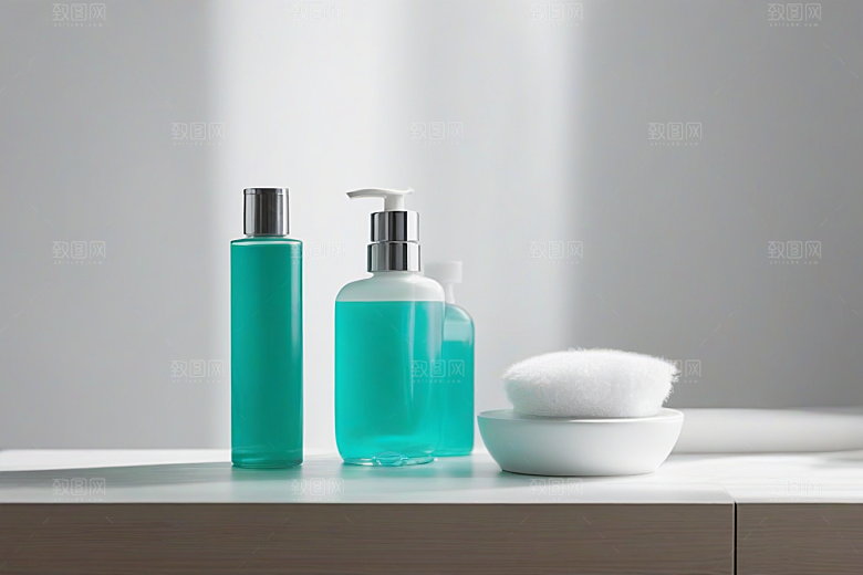 中间摆放的漱口水产品