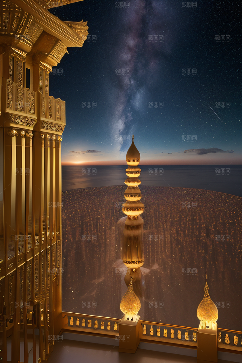 海洋奇观金壁辉煌的玫瑰宫殿