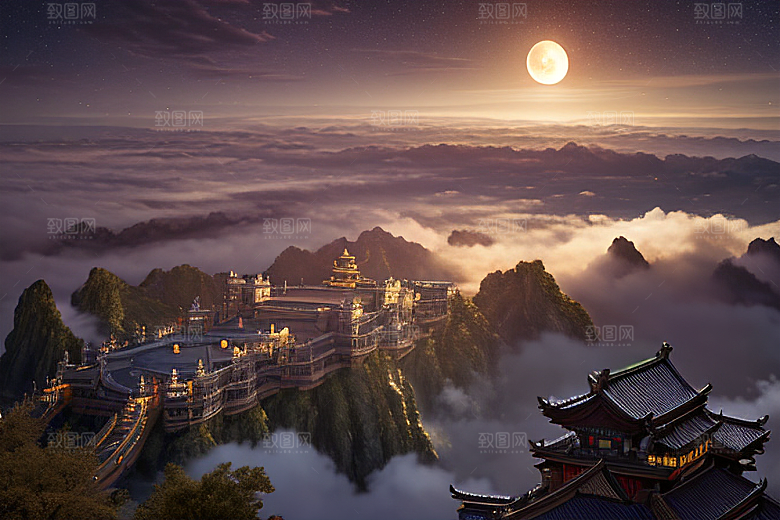 金殿绚丽梦幻之境
