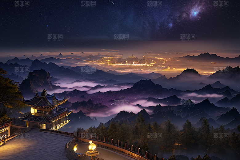金殿绚丽梦幻之境