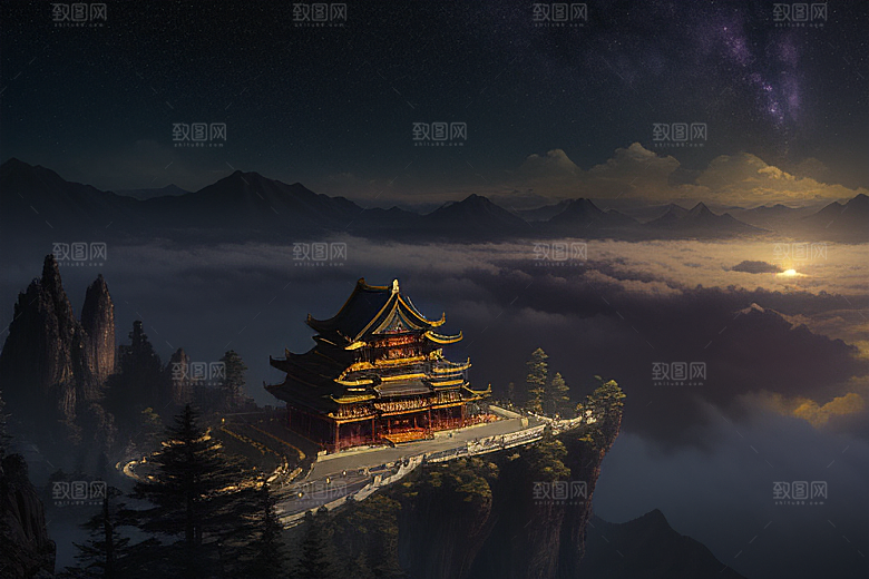 金殿绚丽梦幻之境