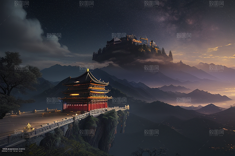金殿绚丽梦幻之境