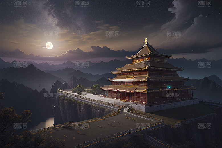 金殿绚丽梦幻之境