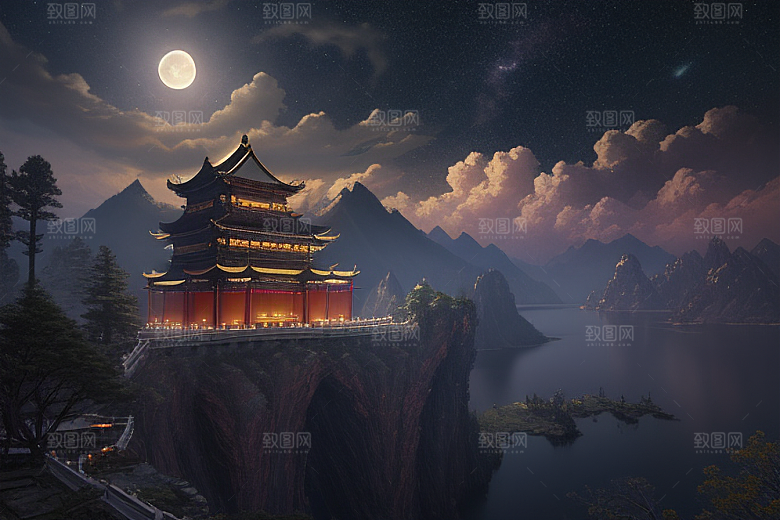 金殿绚丽梦幻之境