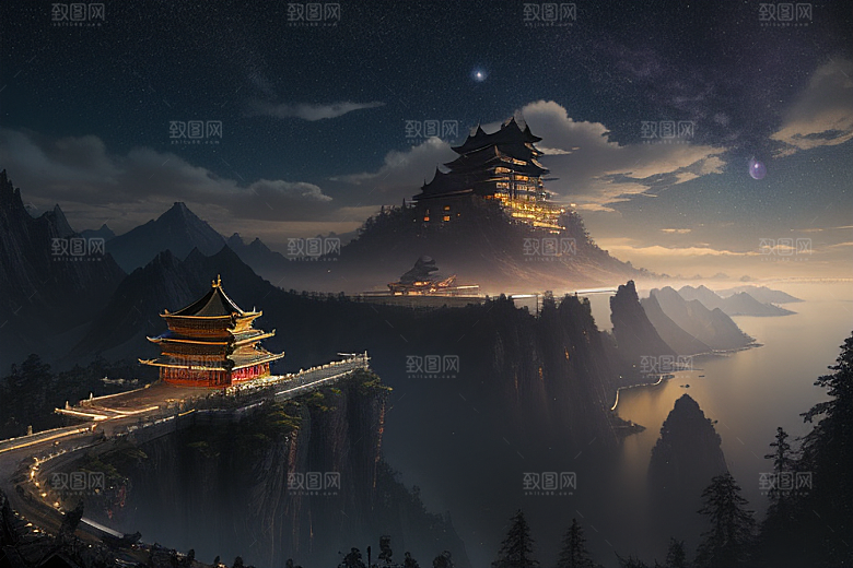 金殿绚丽梦幻之境