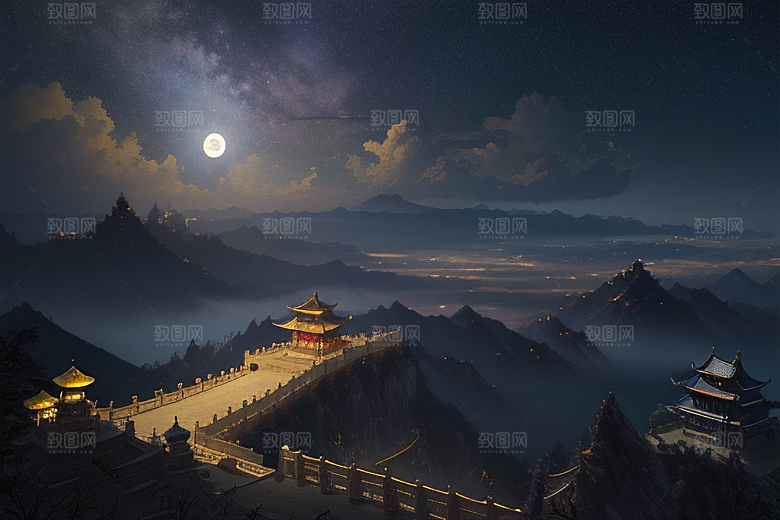 金殿绚丽梦幻之境