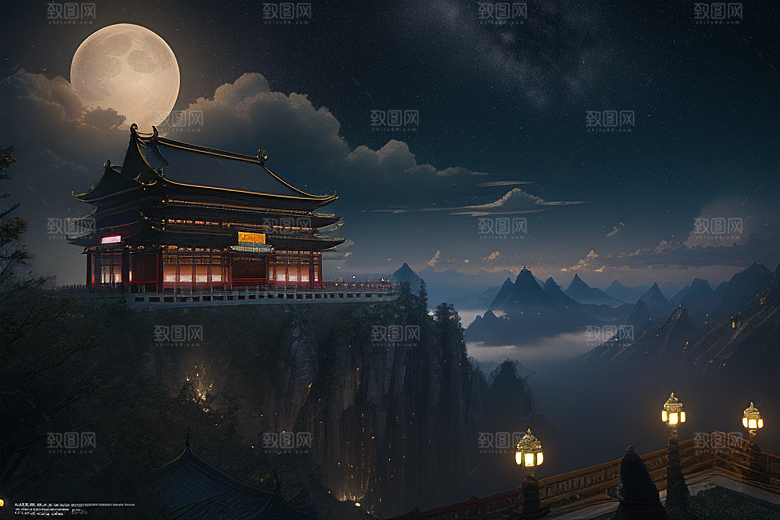 金殿绚丽梦幻之境