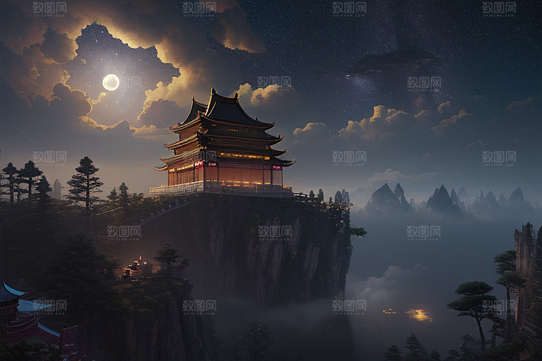 金殿绚丽梦幻之境