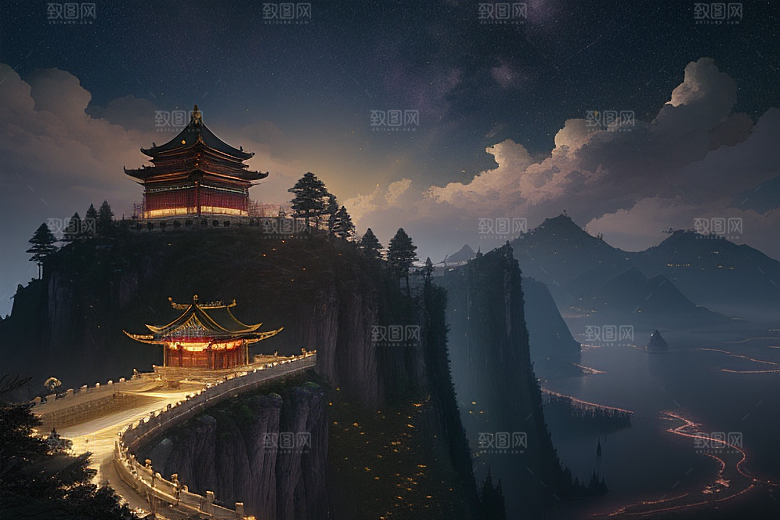 金殿绚丽梦幻之境