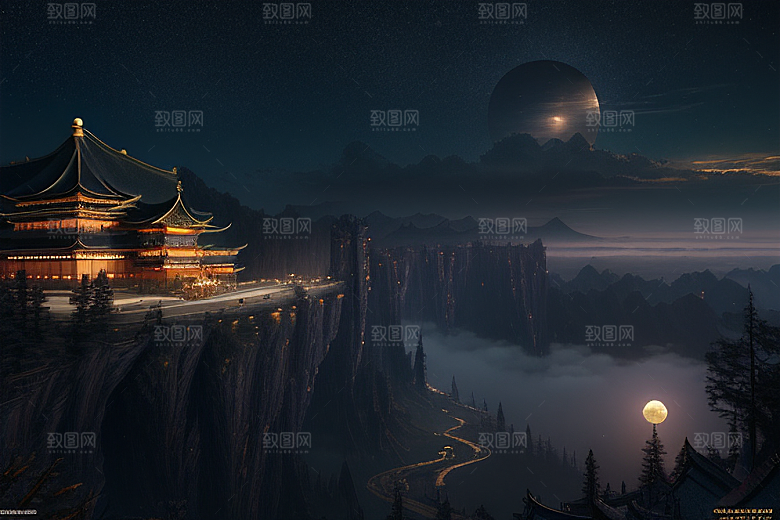 金殿绚丽梦幻之境