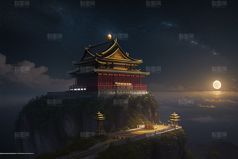 金殿绚丽梦幻之境