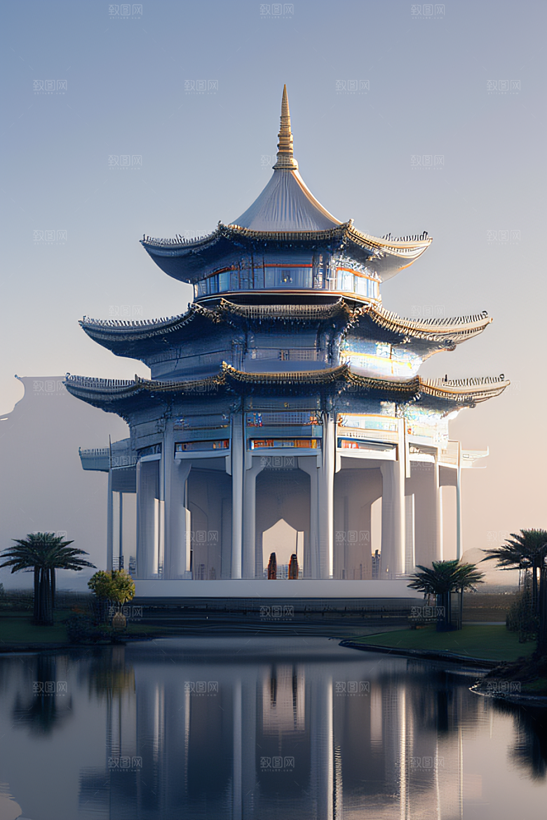幽淡烟雾中的翅膀天使