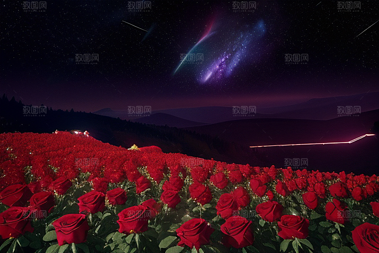 星空倾泻水晶宫殿之美