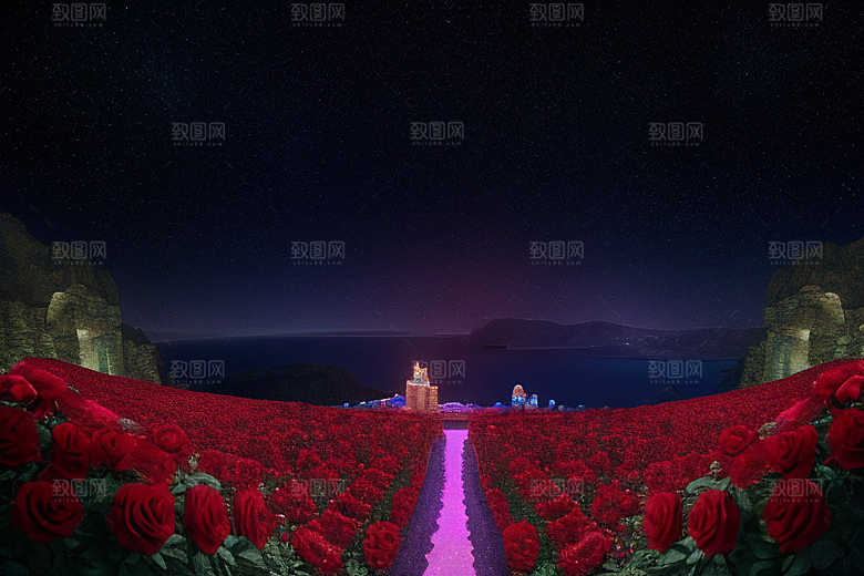 广角梦幻璀璨红宝石
