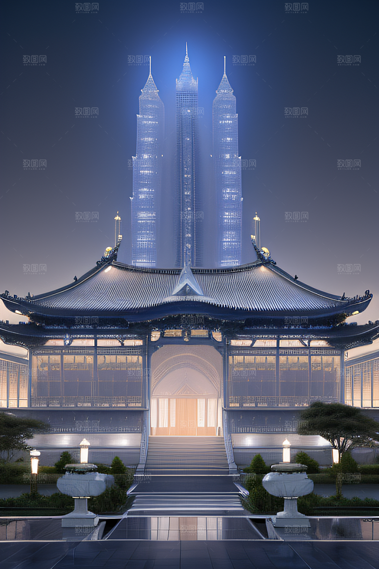 幽淡烟雾中的翅膀天使