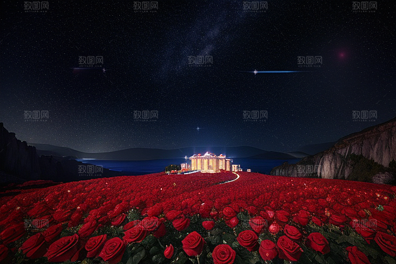 星空下的雅典娜梦境