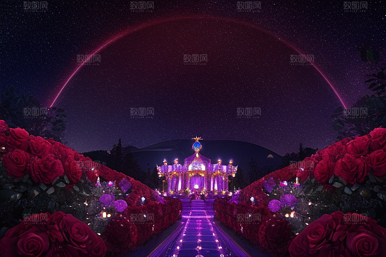 璀璨宝石闪耀于星空