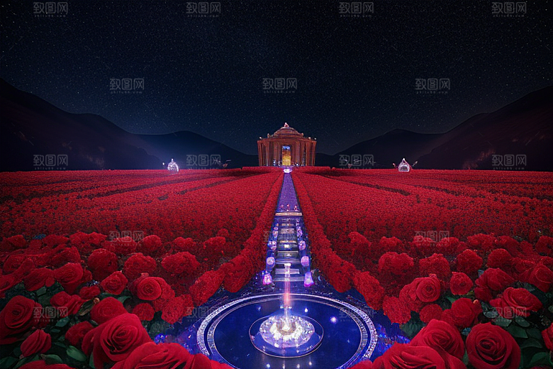 璀璨宝石闪耀于星空