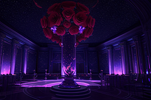 星空下的雅典娜梦幻景观