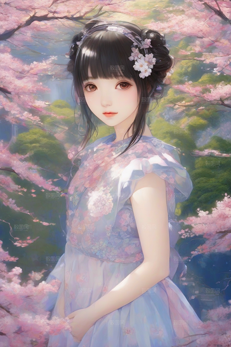 绝美时刻美艳女子独步绚丽背景的绝佳姿态