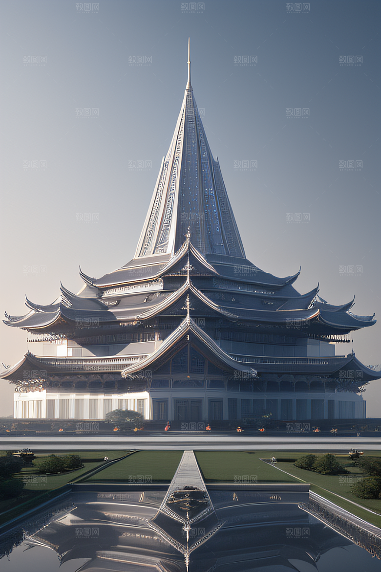 幽淡烟雾中的翅膀天使