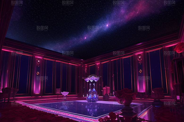 星空下的雅典娜梦境