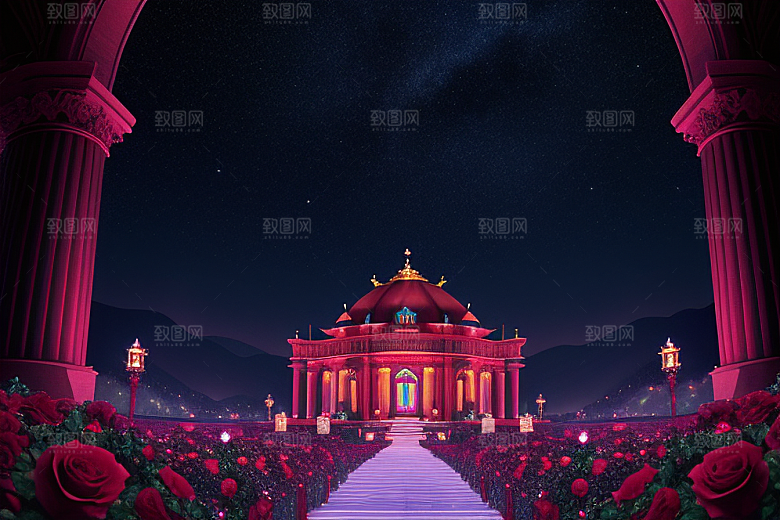 星空下的雅典娜梦境