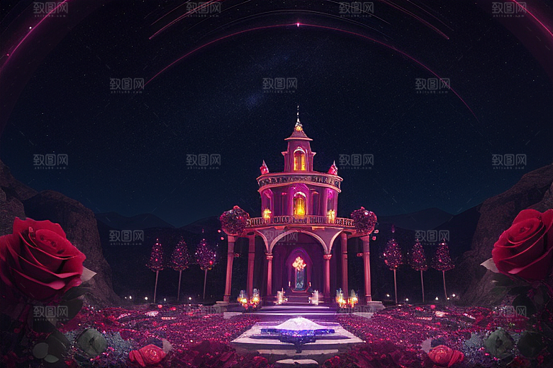 星空下的雅典娜梦境