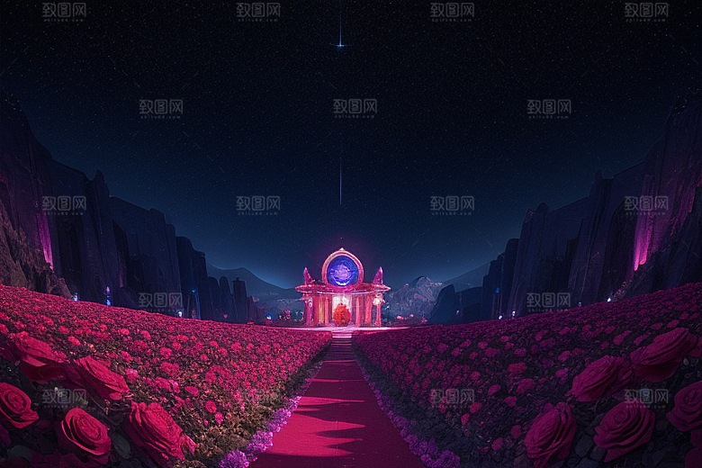 星空下的雅典娜梦境