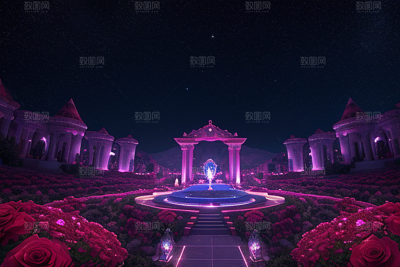 璀璨宝石闪耀于星空
