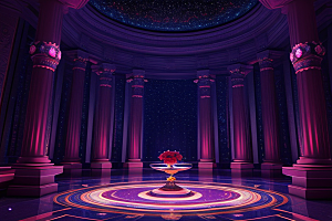 璀璨宝石闪耀于星空