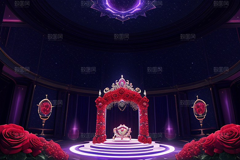 璀璨宝石闪耀于星空