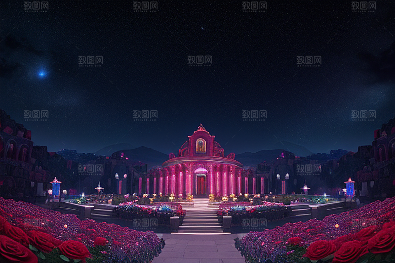 雅典娜梦幻宫殿蓝宝石与红宝石