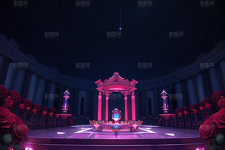 雅典娜梦幻宫殿蓝宝石与红宝石